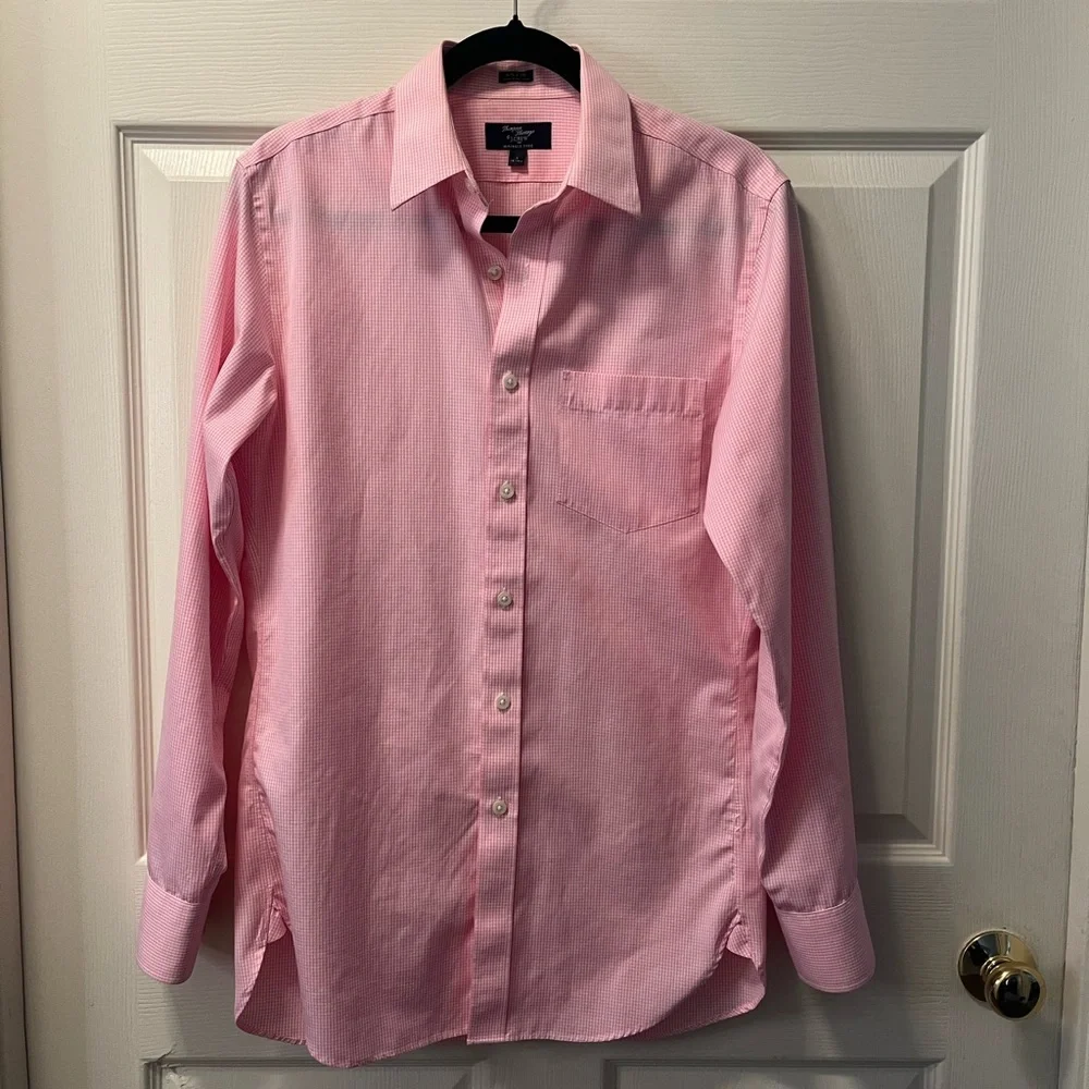 J. Crew Men’s Button Down Thompson Shirting‎ Wrinkle Free Shirt Size Small